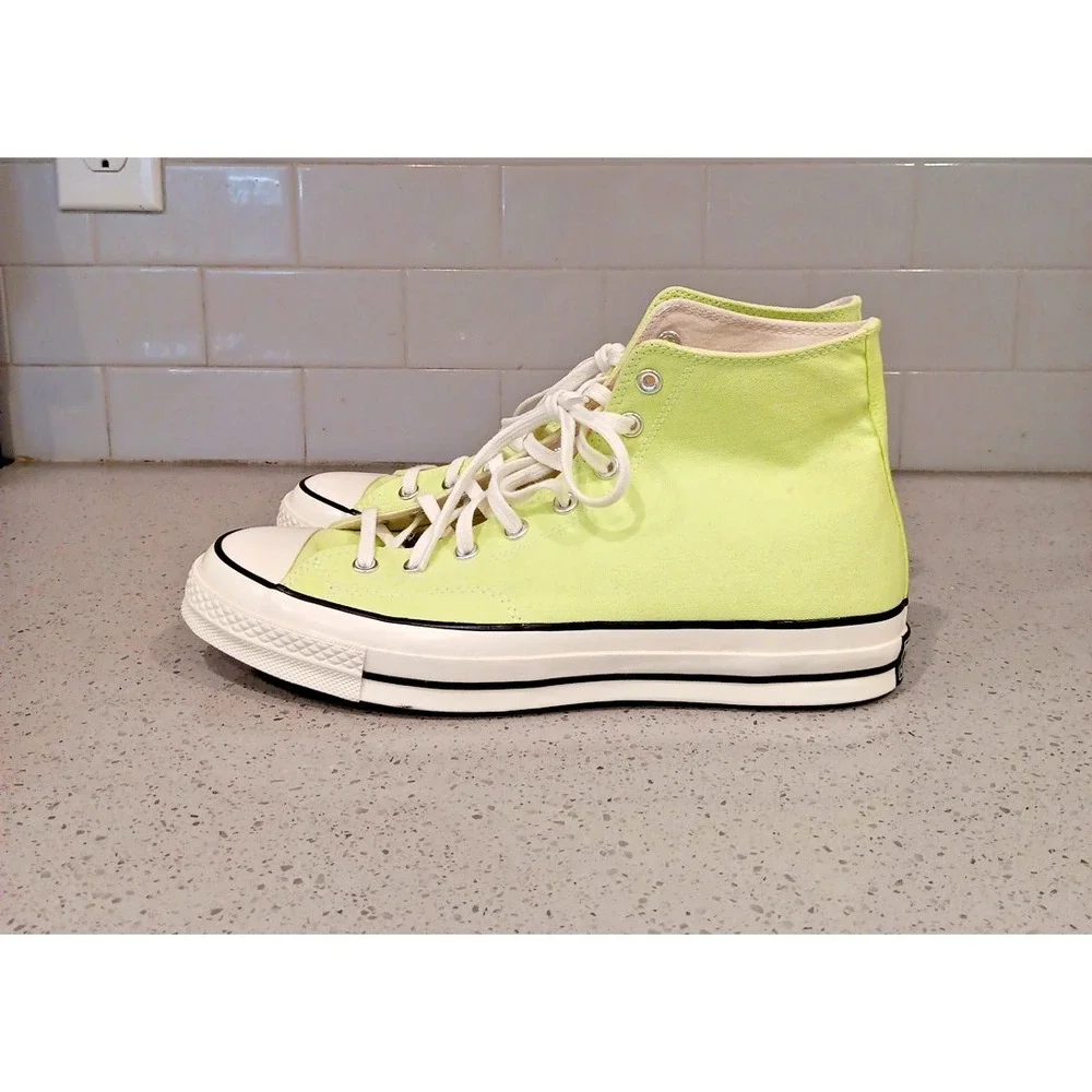 Converse Chuck Taylor 70 Canvas Hi Top Sneakers Citron This A07428C Mens Size - Picture 4 of 10
